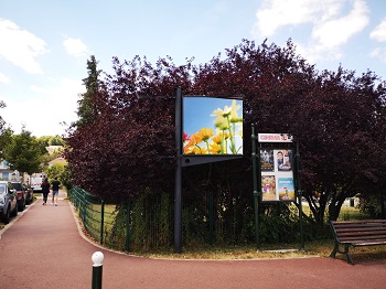 panneau affichage electronique ful color nantes 350